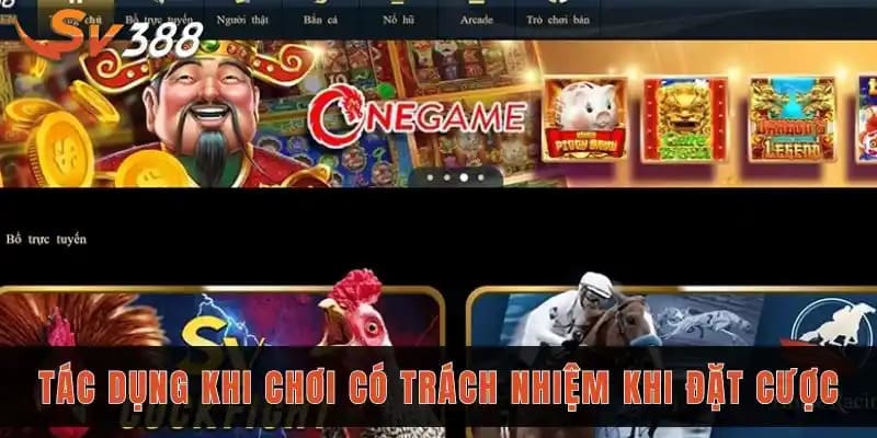 Chơi có trách nhiệm tại SV388 và mục đích định hướng chính 3 Tác dụng khi chơi có trách nhiệm khi đặt cược